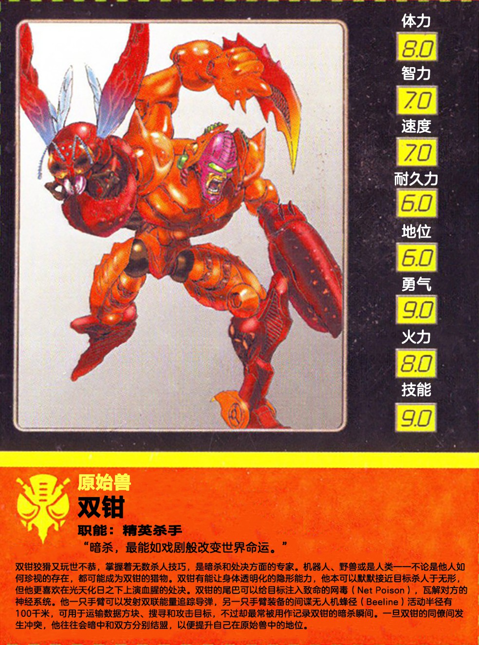 《变形金刚：BotCon 1994》漫画最新章节1998 人物卡免费下拉式在线观看章节第【1】张图片