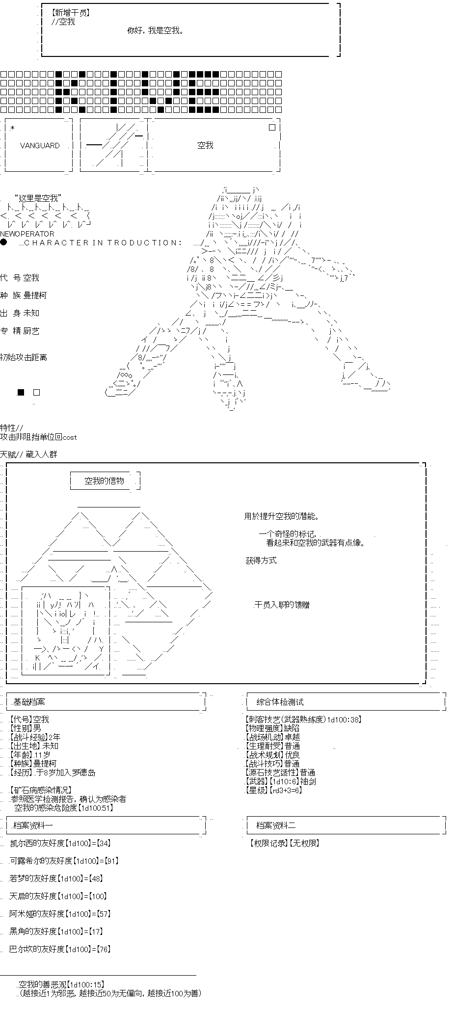 《奇离古怪群的方舟自嗨团》漫画最新章节空我免费下拉式在线观看章节第【1】张图片