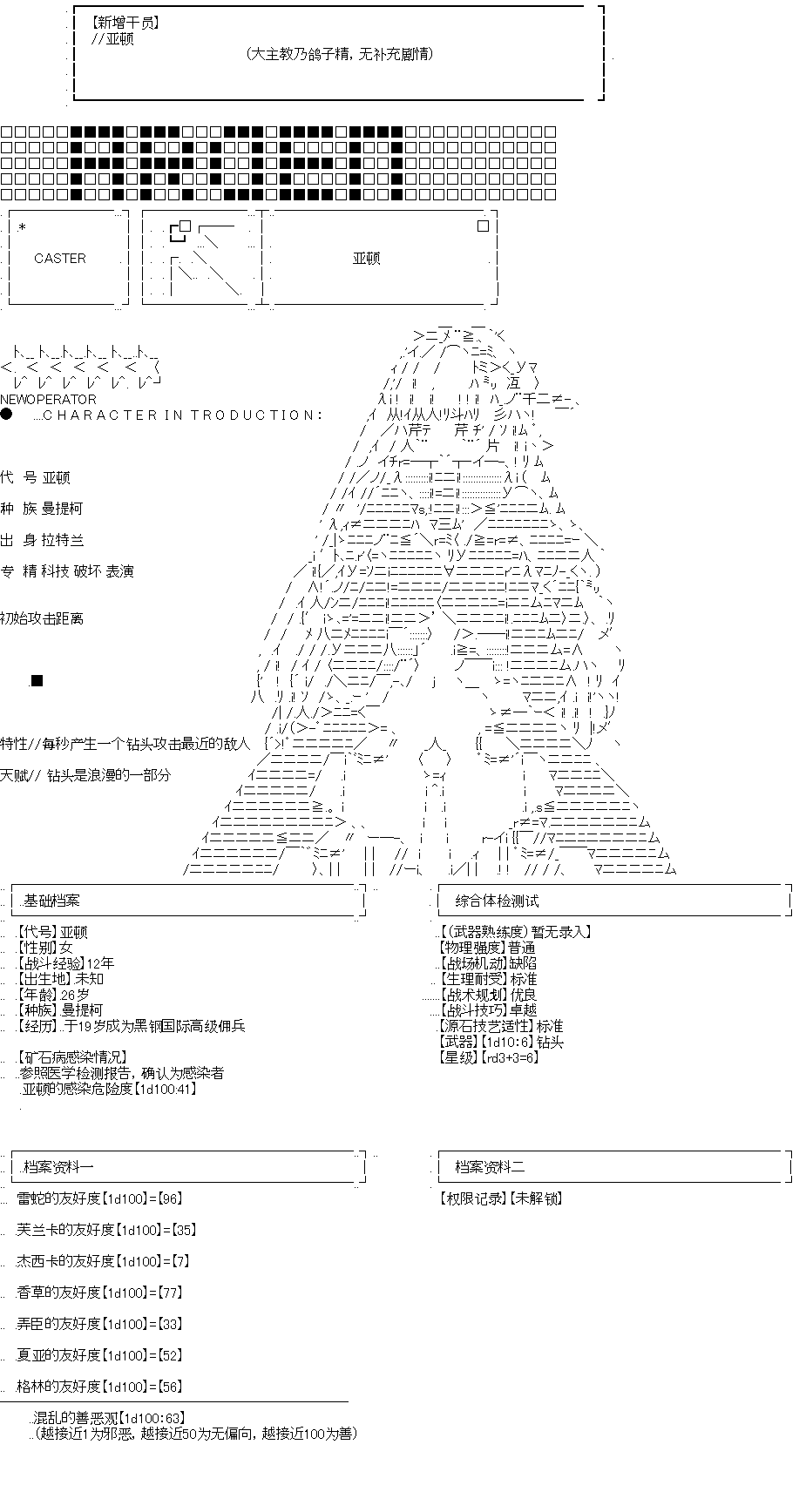 《奇离古怪群的方舟自嗨团》漫画最新章节亚顿免费下拉式在线观看章节第【1】张图片