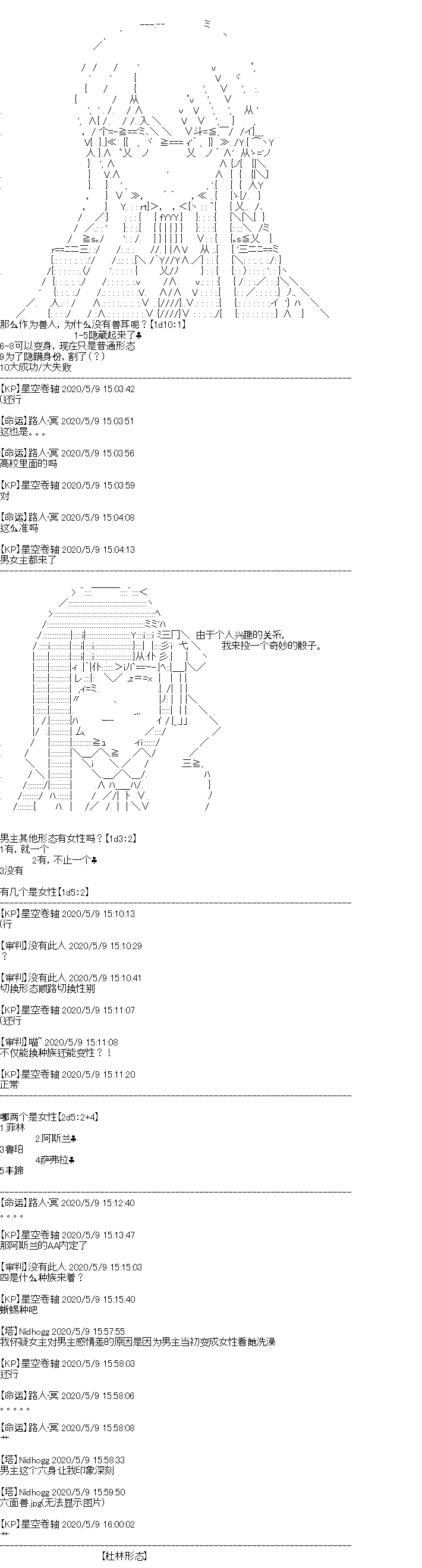 《奇离古怪群的方舟自嗨团》漫画最新章节男女主设定免费下拉式在线观看章节第【21】张图片