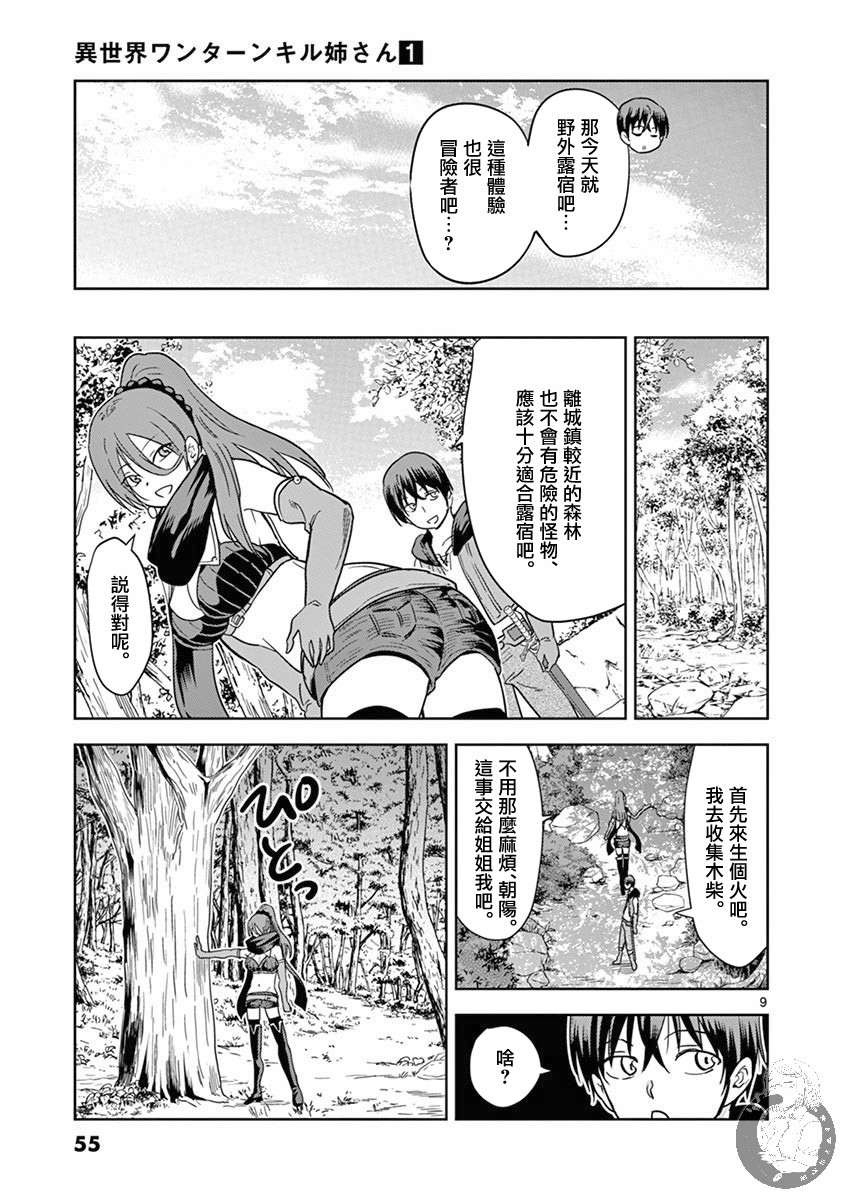 《异世界一击无双姐姐~姐同伴异世界生活开启》漫画最新章节第3话免费下拉式在线观看章节第【9】张图片