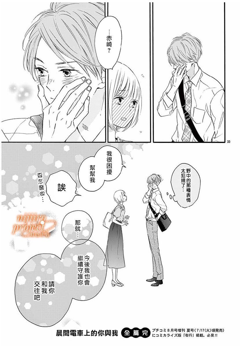 《晨间电车上的你与我》漫画最新章节第1话免费下拉式在线观看章节第【33】张图片