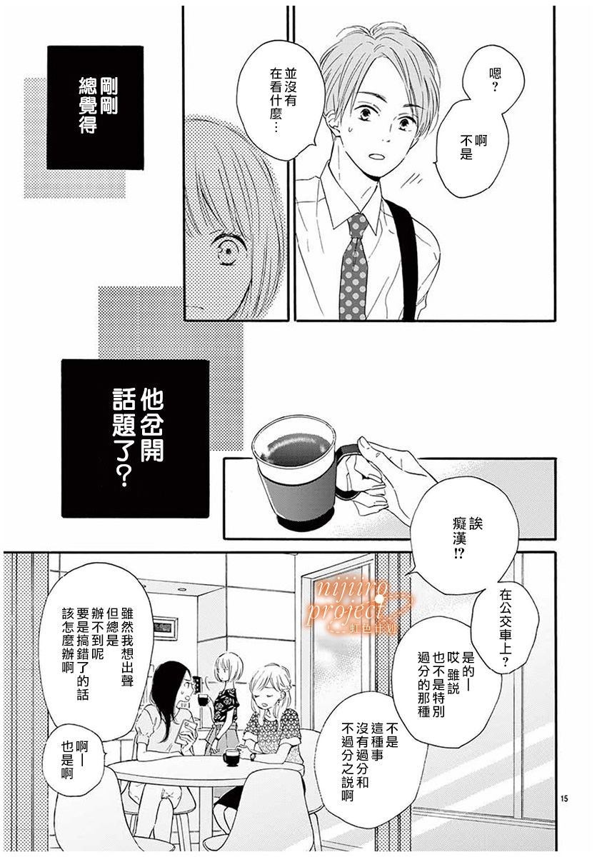 《晨间电车上的你与我》漫画最新章节第1话免费下拉式在线观看章节第【15】张图片