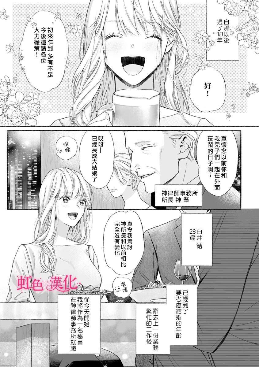 《黑律师的痴情》漫画最新章节第1话免费下拉式在线观看章节第【4】张图片