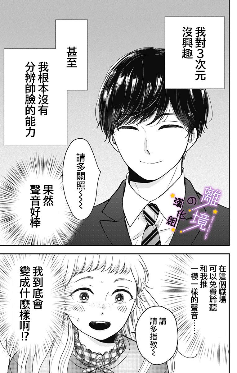 《太喜欢你的声音了》漫画最新章节第1话 和我推一样的（声音）免费下拉式在线观看章节第【20】张图片