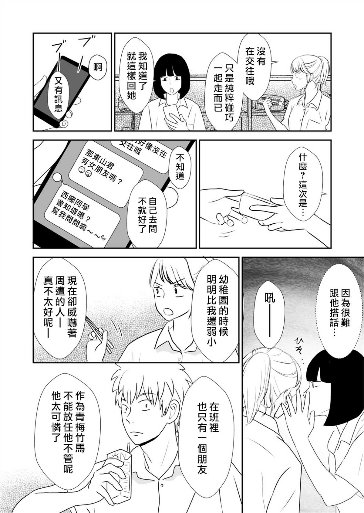 《东山君与西乡桑》漫画最新章节第4话免费下拉式在线观看章节第【2】张图片