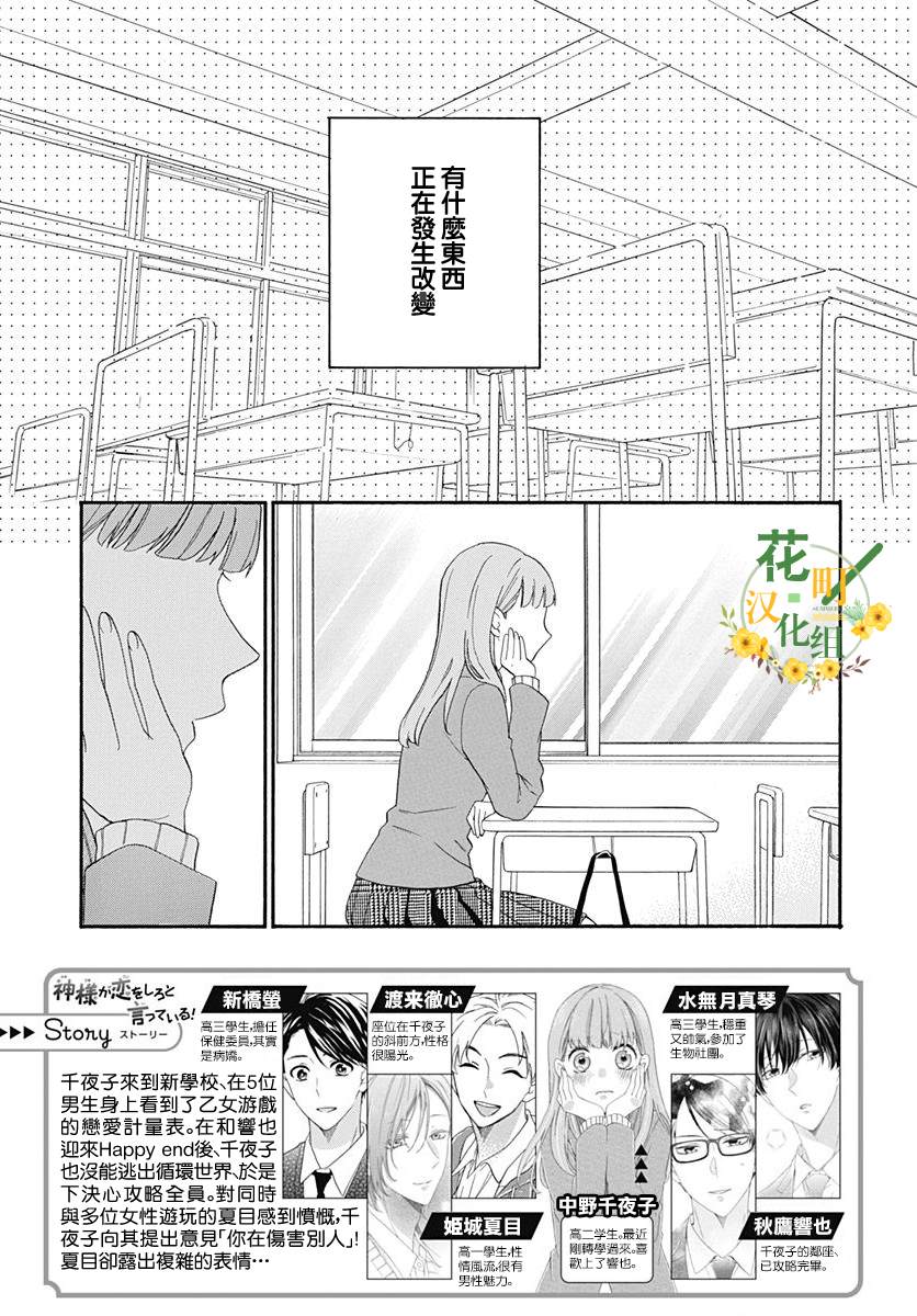 《神明大人对我说快去恋爱吧》漫画最新章节第12话免费下拉式在线观看章节第【2】张图片