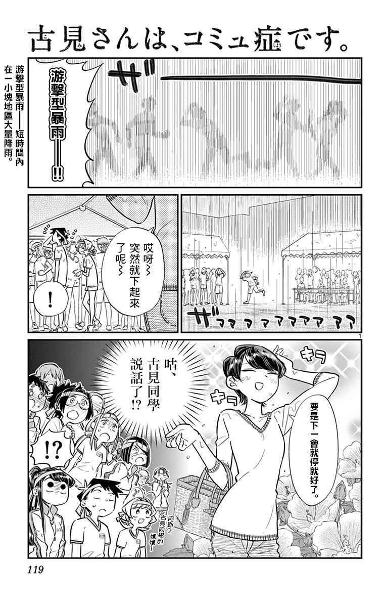 《古见同学有交流障碍症》漫画最新章节第55话 体育祭后篇免费下拉式在线观看章节第【1】张图片