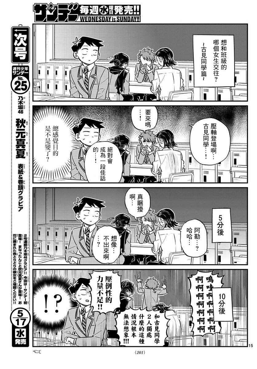 《古见同学有交流障碍症》漫画最新章节第75话 是妄想免费下拉式在线观看章节第【14】张图片