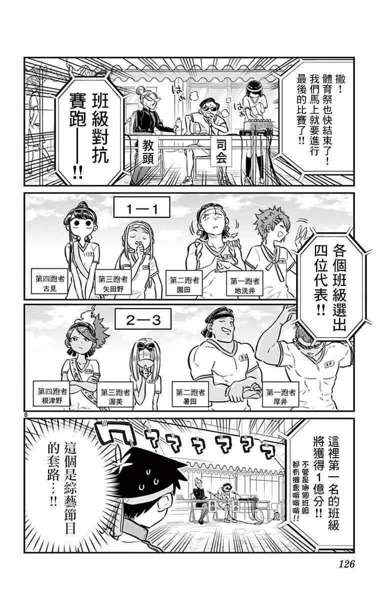 《古见同学有交流障碍症》漫画最新章节第55话 体育祭后篇免费下拉式在线观看章节第【8】张图片