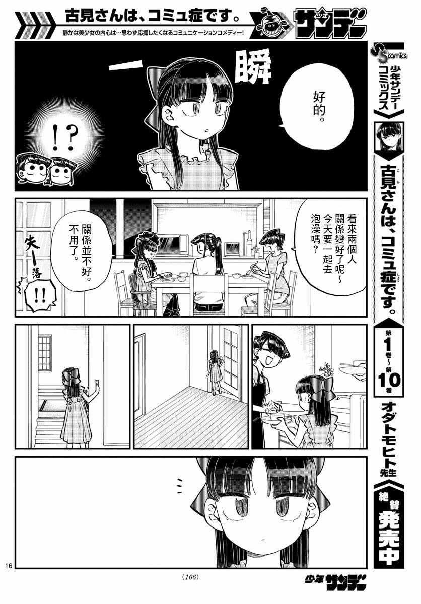 《古见同学有交流障碍症》漫画最新章节第169话 是玩人偶游戏。免费下拉式在线观看章节第【16】张图片