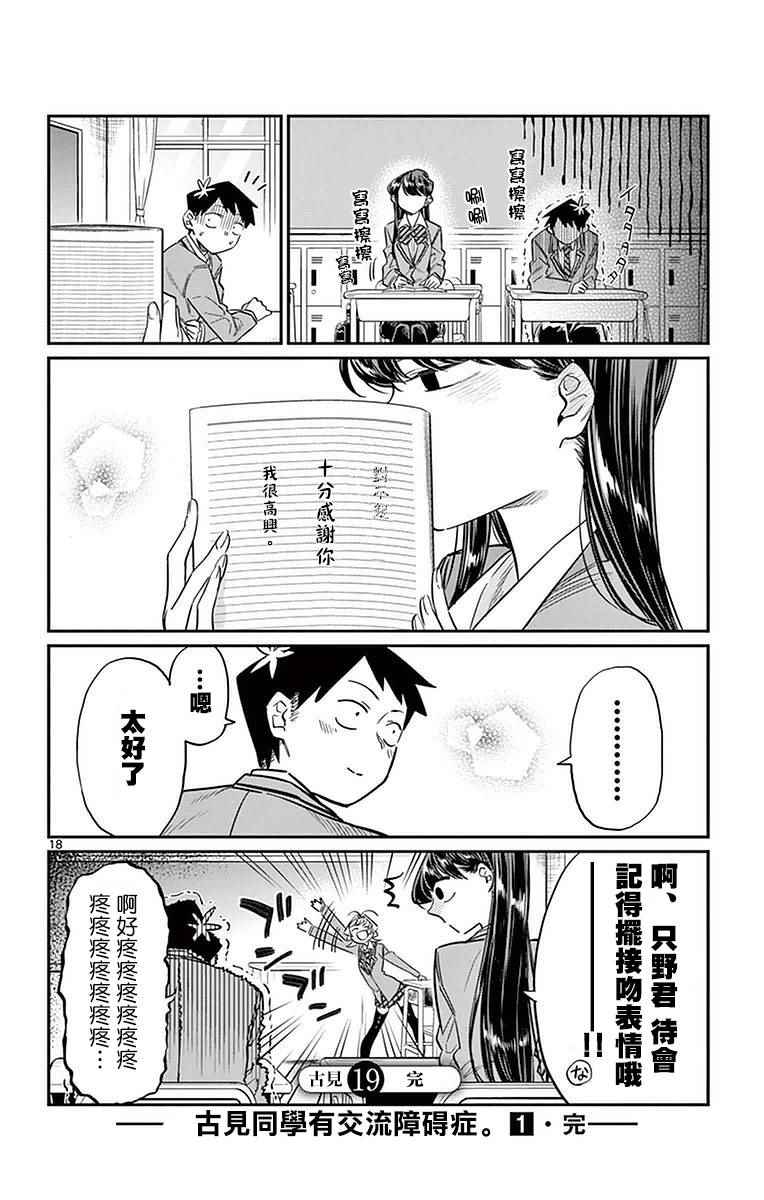 《古见同学有交流障碍症》漫画最新章节第19话 是齐藤桑免费下拉式在线观看章节第【20】张图片