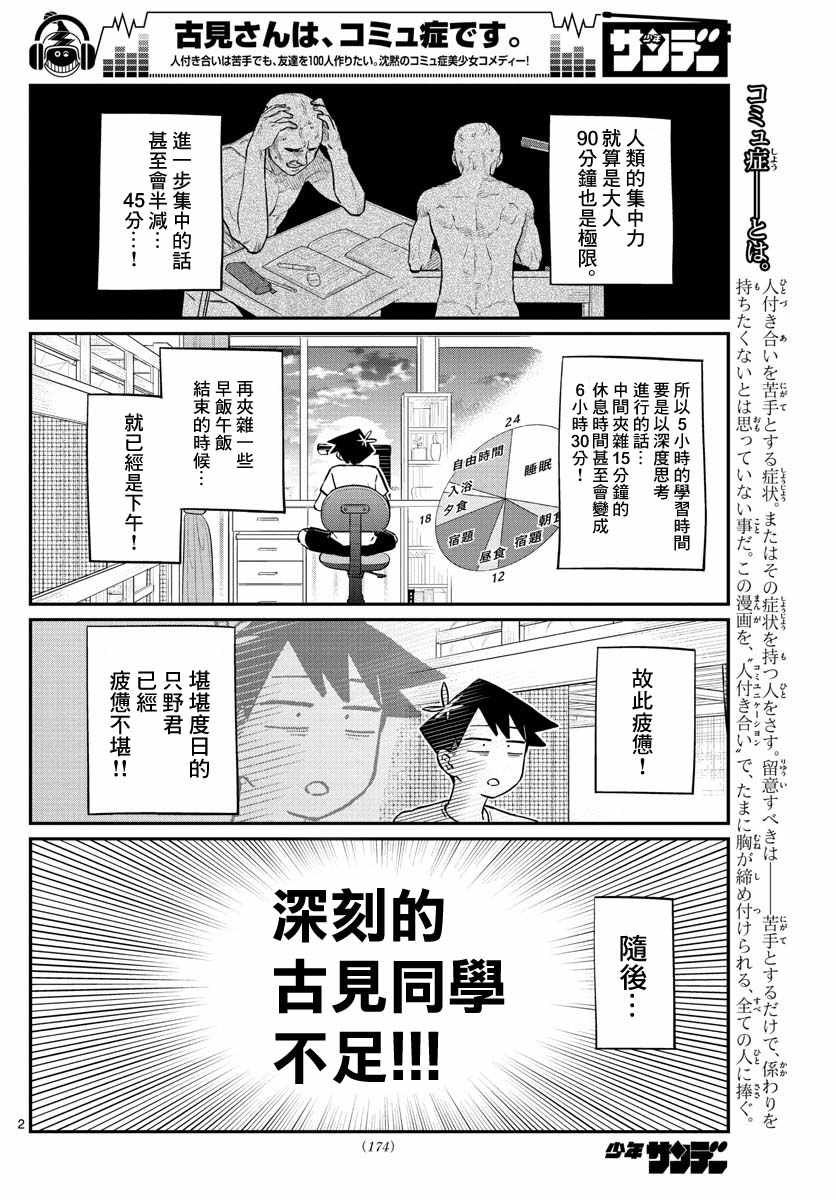 《古见同学有交流障碍症》漫画最新章节第178话 是夏天的相会。免费下拉式在线观看章节第【2】张图片