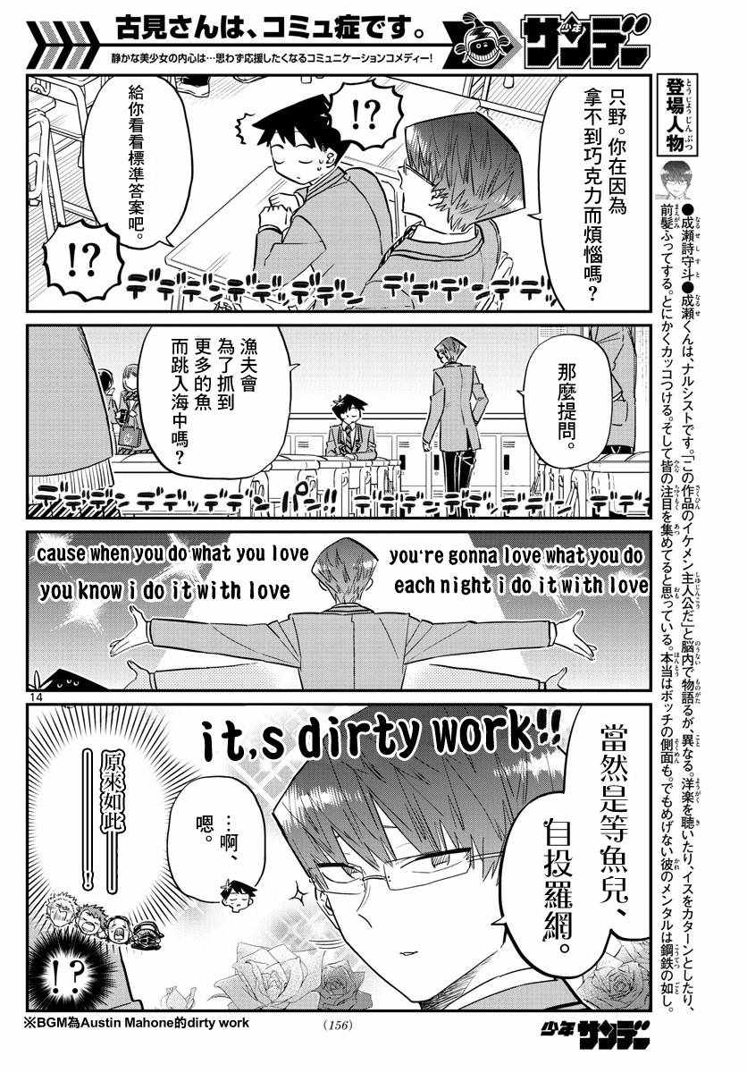 《古见同学有交流障碍症》漫画最新章节第117话 是情人节免费下拉式在线观看章节第【14】张图片