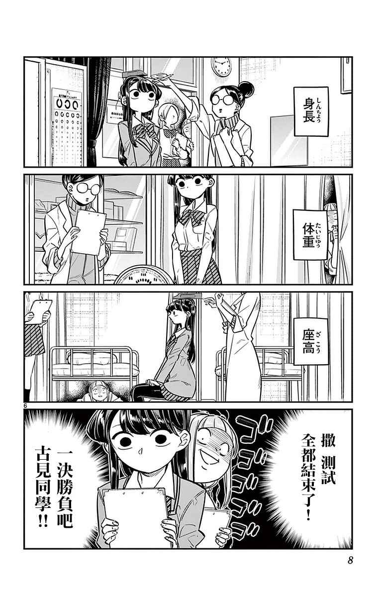 《古见同学有交流障碍症》漫画最新章节第20话 是身体检查。免费下拉式在线观看章节第【10】张图片