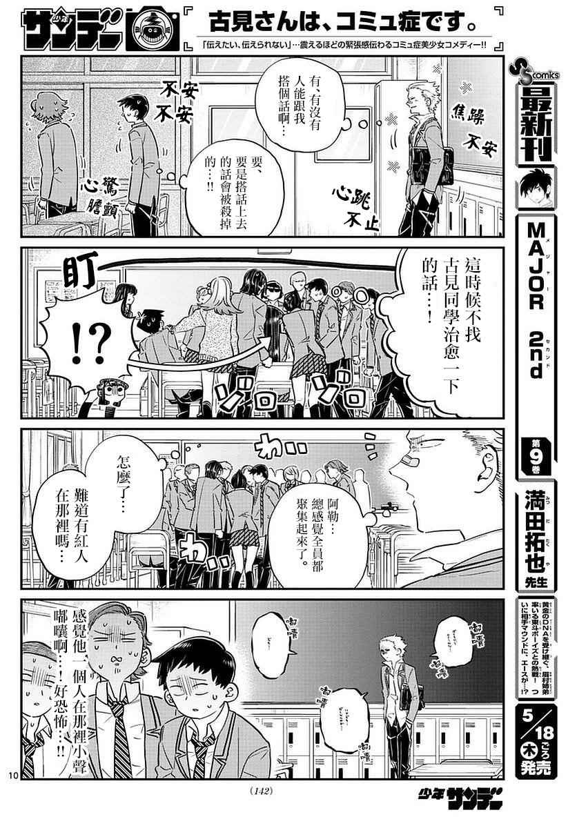 《古见同学有交流障碍症》漫画最新章节第76话 是不良免费下拉式在线观看章节第【10】张图片