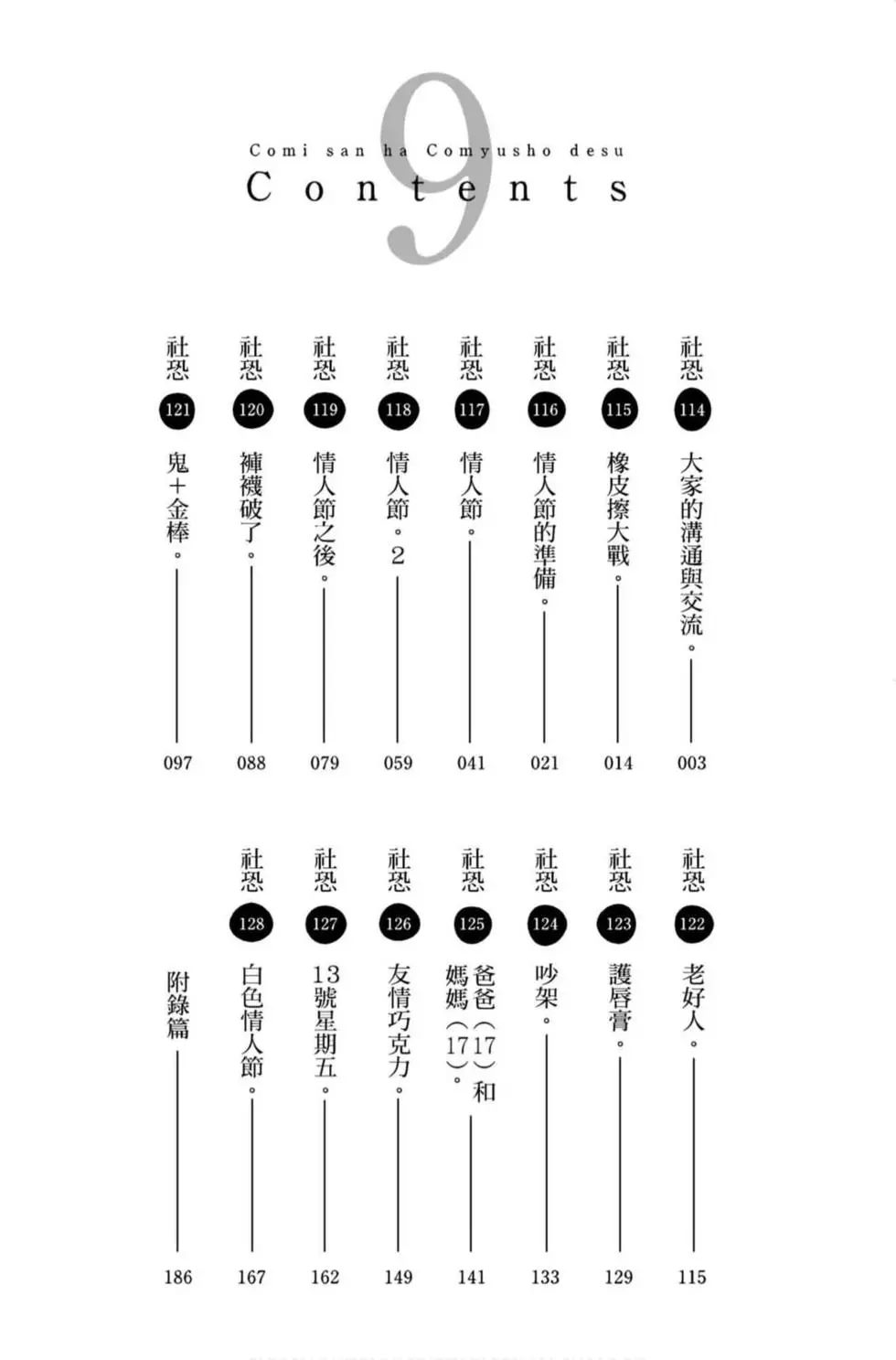 《古见同学有交流障碍症》漫画最新章节第9卷免费下拉式在线观看章节第【3】张图片