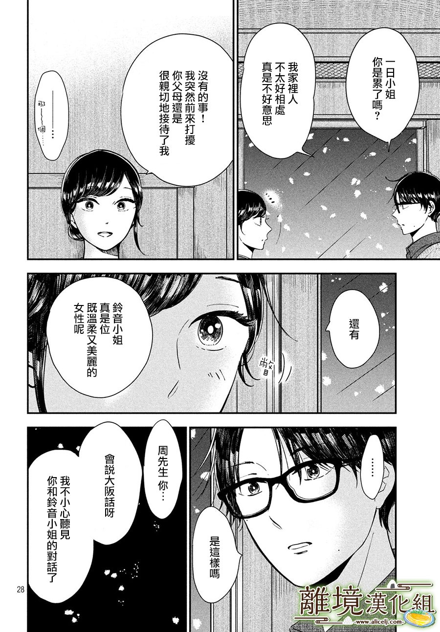 《厨刀与小青椒之一日料理帖》漫画最新章节第17话免费下拉式在线观看章节第【28】张图片