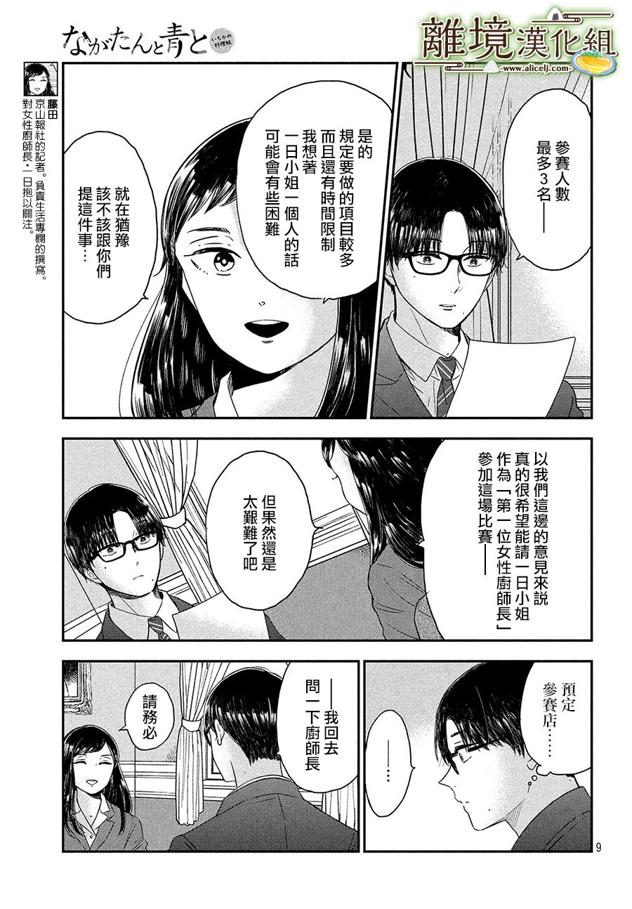 《厨刀与小青椒之一日料理帖》漫画最新章节第24话免费下拉式在线观看章节第【9】张图片