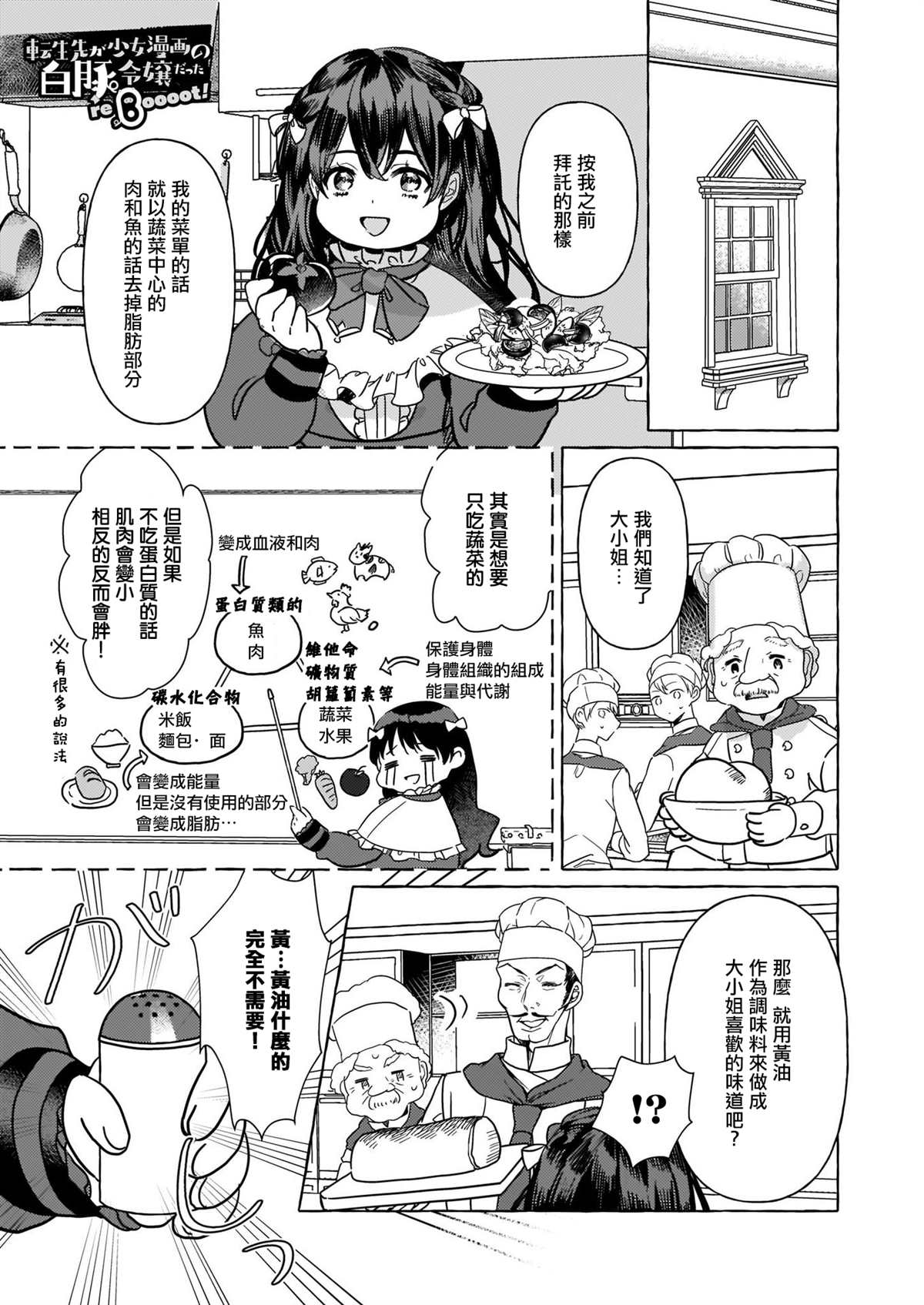 《转生成了少女漫画里的白猪千金reBoooot!》漫画最新章节第2话免费下拉式在线观看章节第【1】张图片