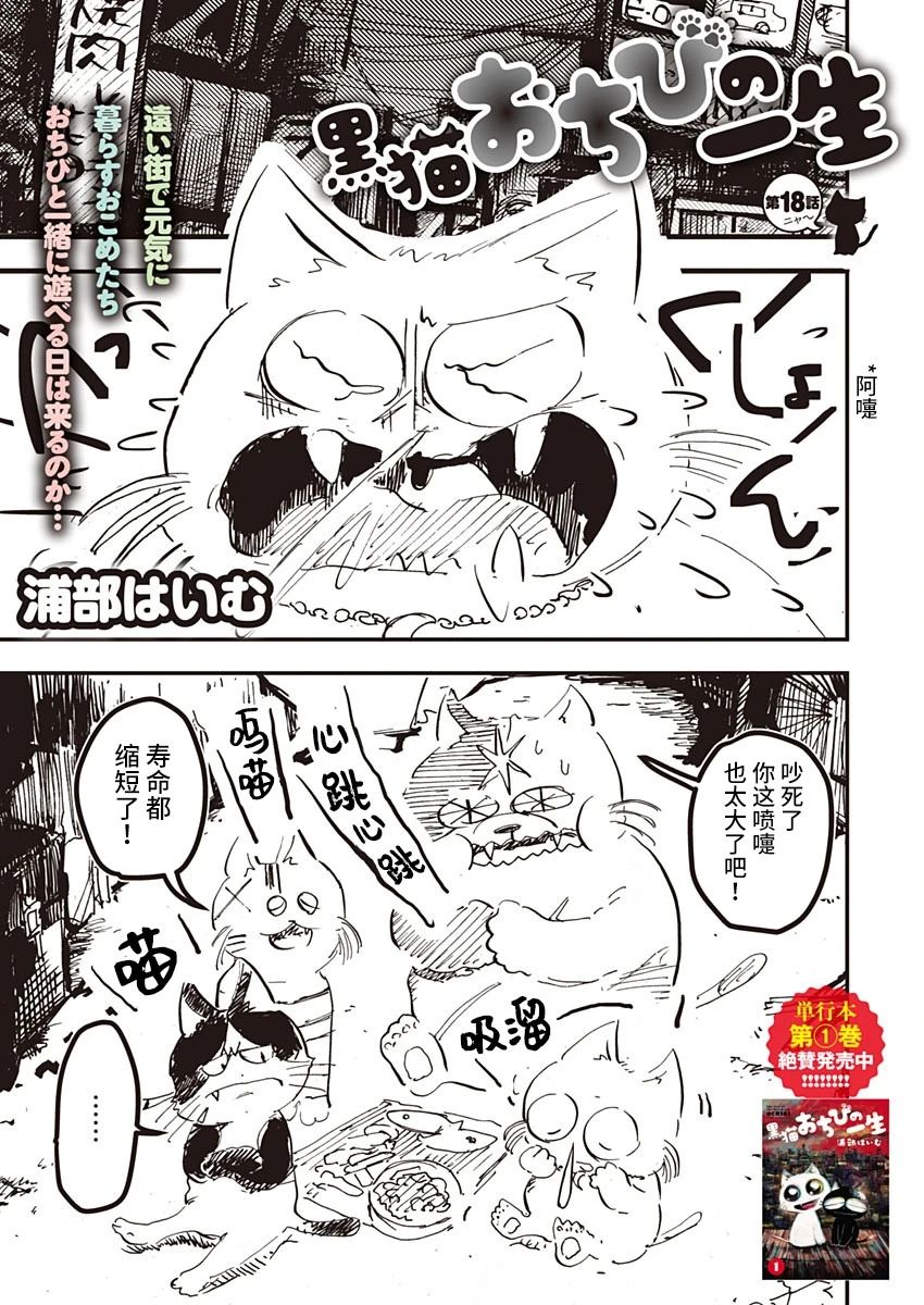 《黑猫小小的一生》漫画最新章节第18话免费下拉式在线观看章节第【1】张图片