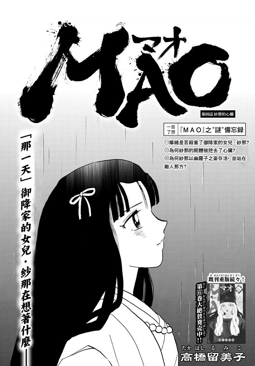 《摩绪》漫画最新章节第69话 沙娜的心脏免费下拉式在线观看章节第【1】张图片