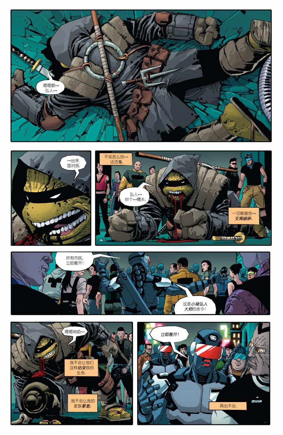 《忍者神龟：最后的浪人》漫画最新章节第1话免费下拉式在线观看章节第【32】张图片