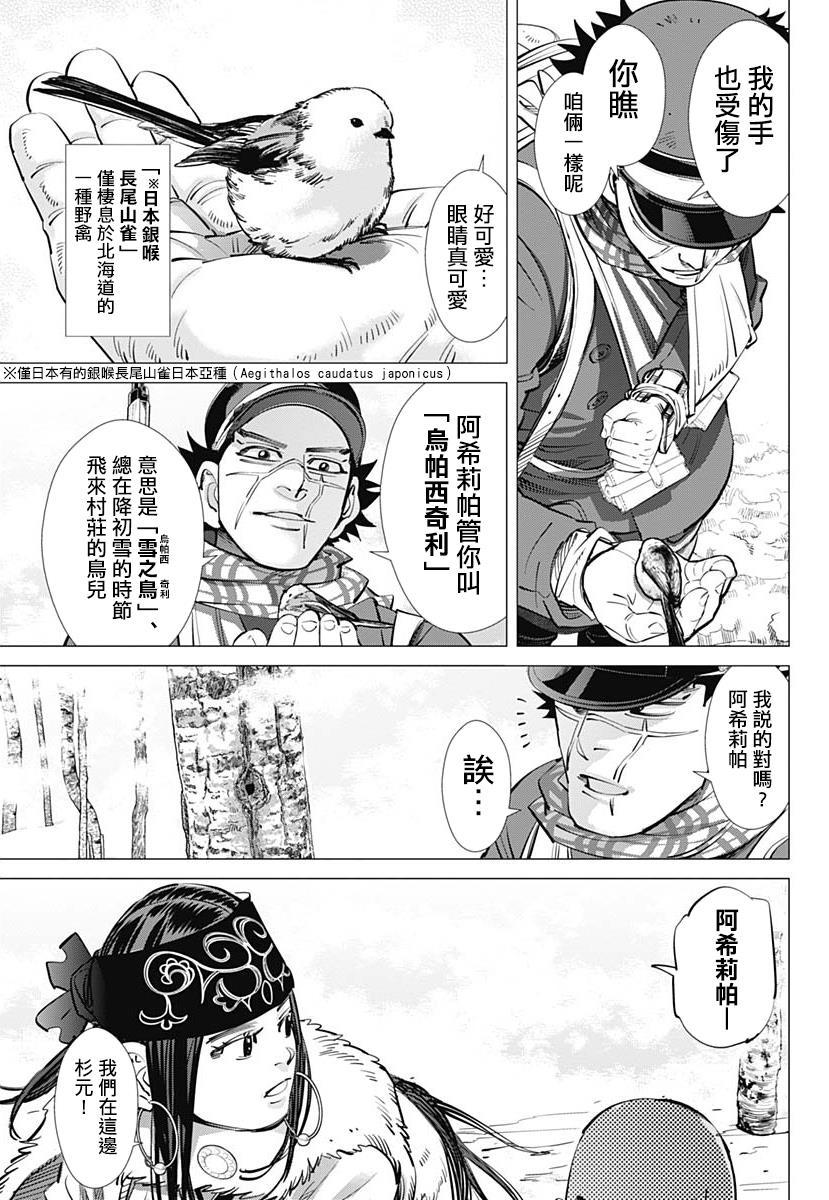 《黄金神威》漫画最新章节第228话 银喉长尾山雀免费下拉式在线观看章节第【3】张图片