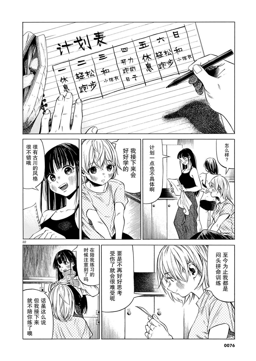 《澡堂与疾走》漫画最新章节第8话 稍事休息，静待展翅高飞免费下拉式在线观看章节第【22】张图片