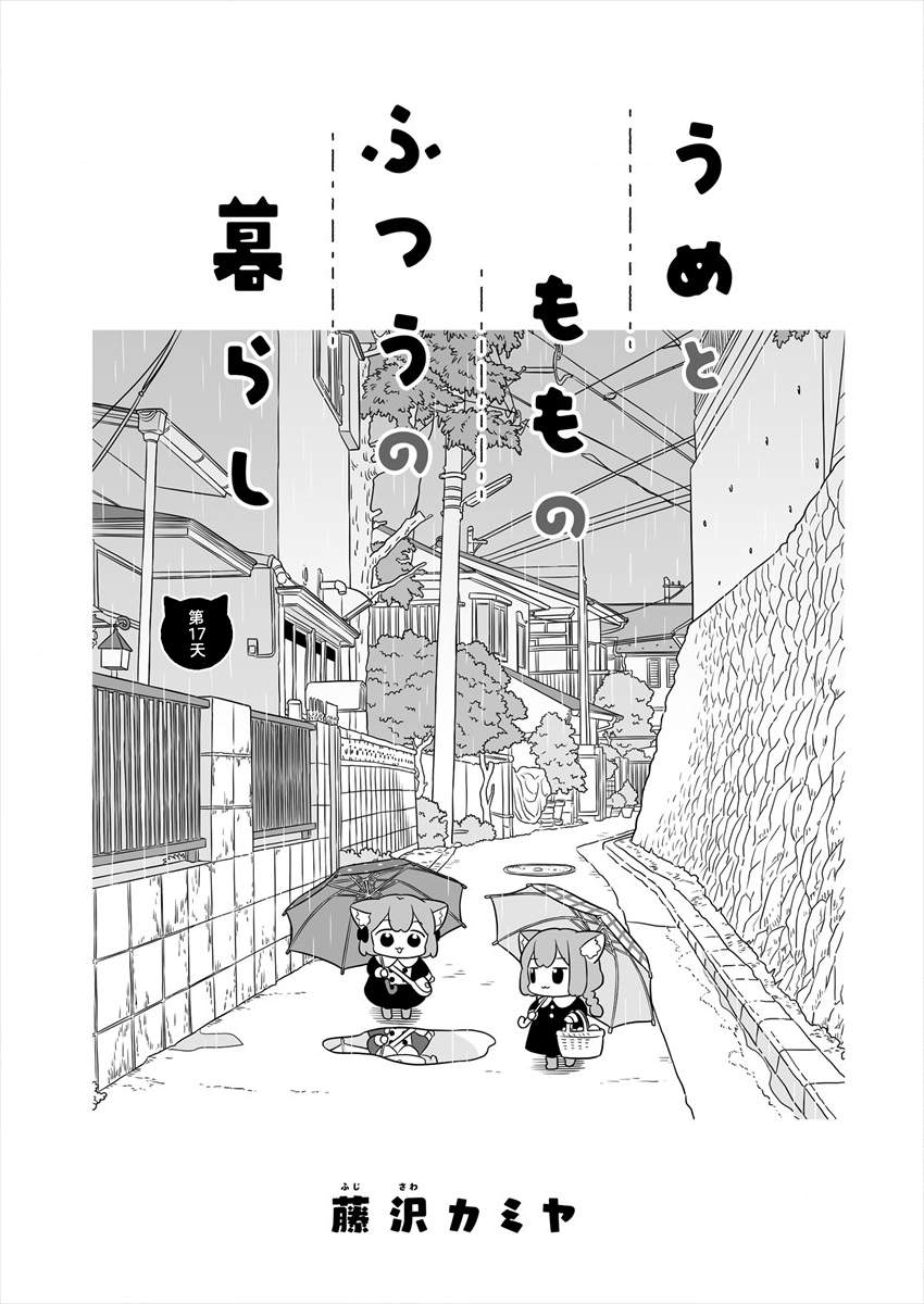 《梅子和小桃的日常生活》漫画最新章节第17话免费下拉式在线观看章节第【1】张图片