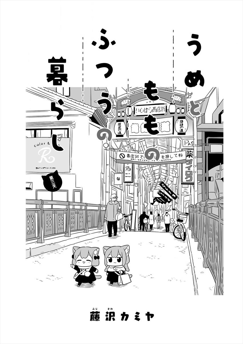 《梅子和小桃的日常生活》漫画最新章节第3话免费下拉式在线观看章节第【1】张图片