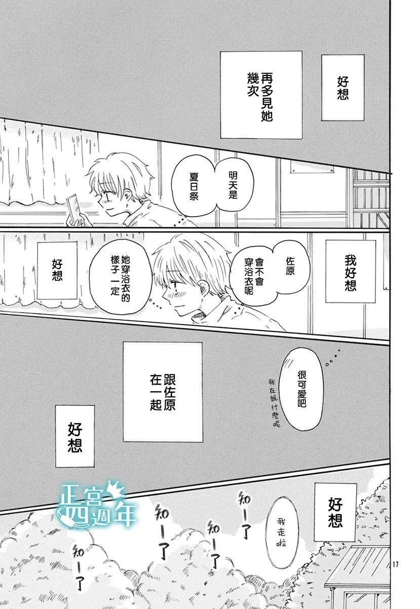 《夏日的天空如此湛蓝、于是我喜欢上了你》漫画最新章节第1话免费下拉式在线观看章节第【17】张图片