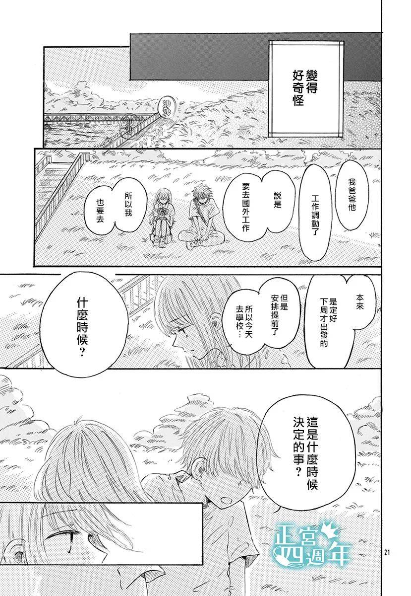 《夏日的天空如此湛蓝、于是我喜欢上了你》漫画最新章节第1话免费下拉式在线观看章节第【21】张图片