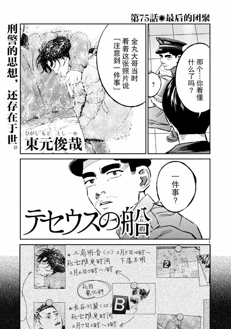 《忒修斯之船》漫画最新章节第75话免费下拉式在线观看章节第【1】张图片