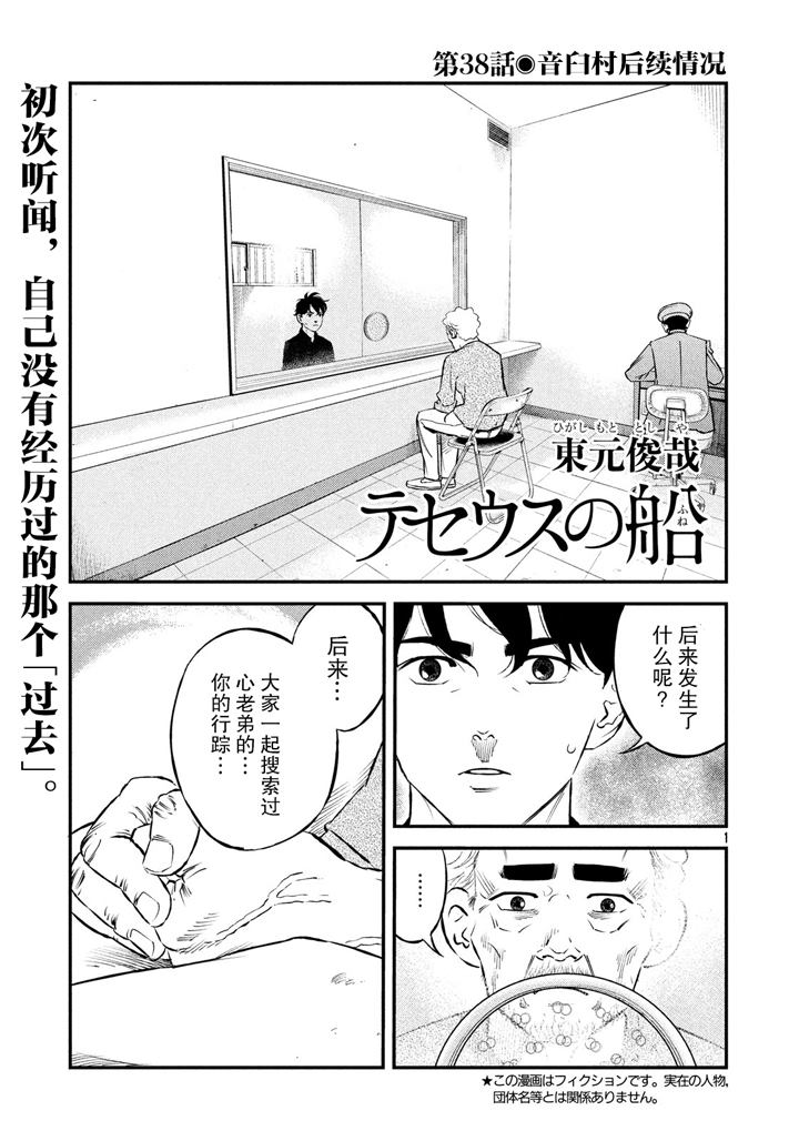 《忒修斯之船》漫画最新章节第38话免费下拉式在线观看章节第【1】张图片