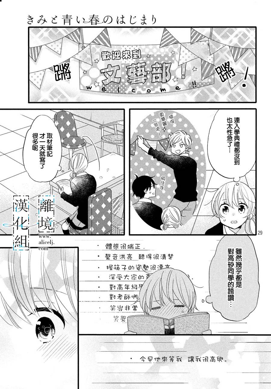 《与你青春的缘起》漫画最新章节第8话免费下拉式在线观看章节第【29】张图片