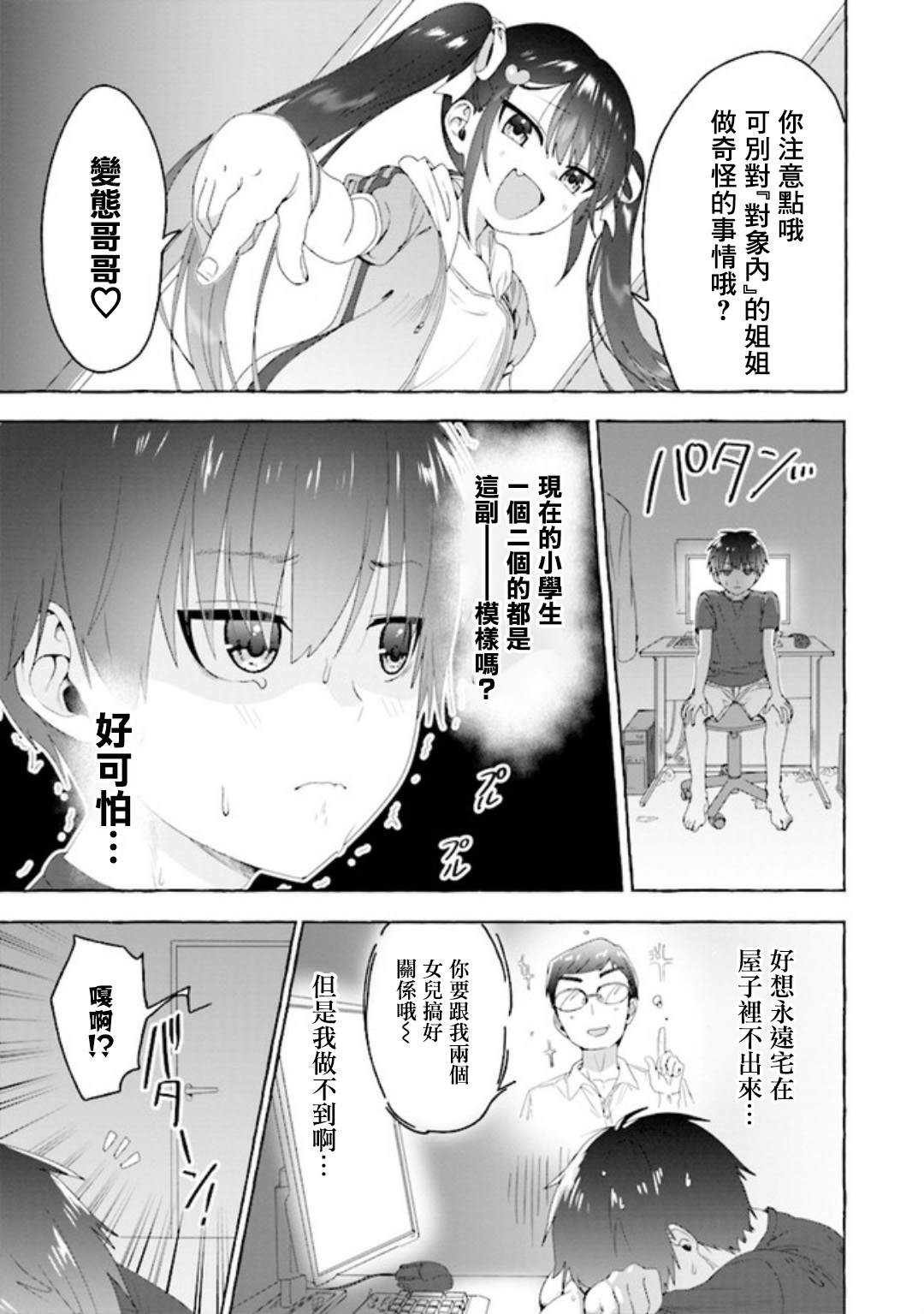 《左拥义姐，右拥义妹》漫画最新章节第1话免费下拉式在线观看章节第【8】张图片