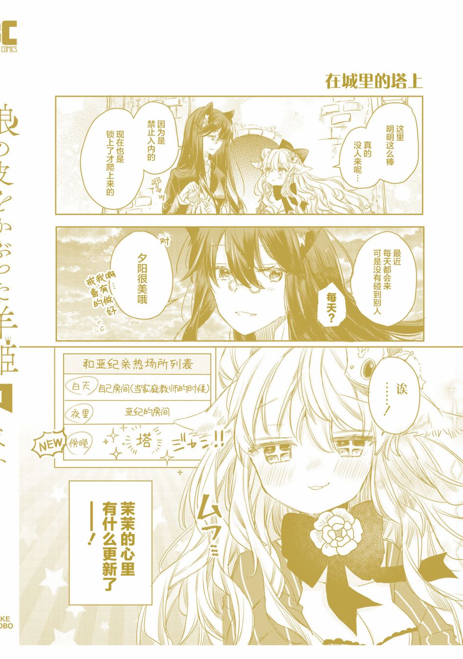 《披著狼皮的羊公主》漫画最新章节01卷番外免费下拉式在线观看章节第【12】张图片