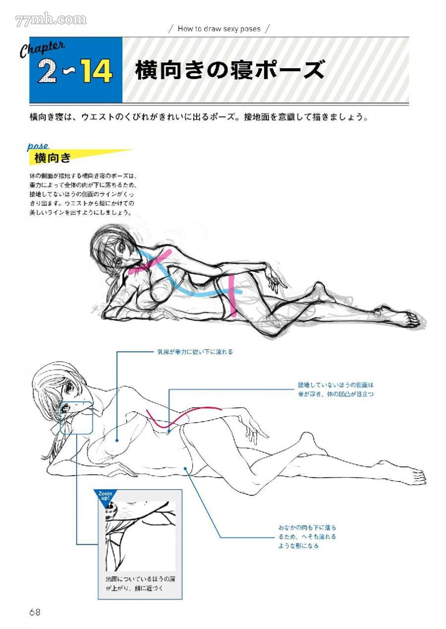 《如何绘制性感角色姿势-Kyachi著》漫画最新章节第1话免费下拉式在线观看章节第【78】张图片