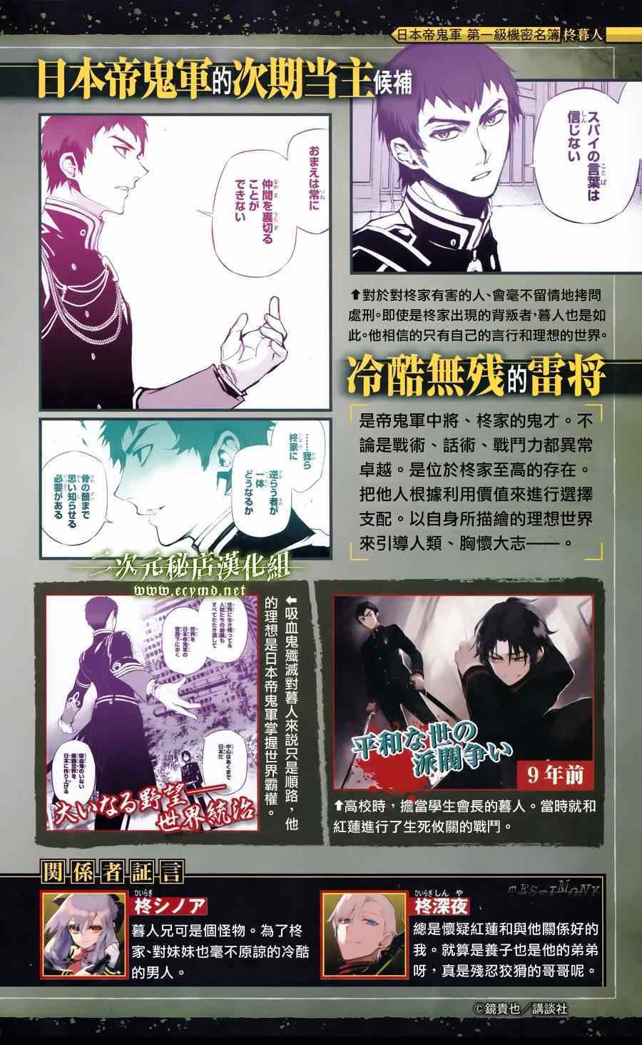 《终结的炽天使》漫画最新章节公式书8.5 Part08免费下拉式在线观看章节第【10】张图片