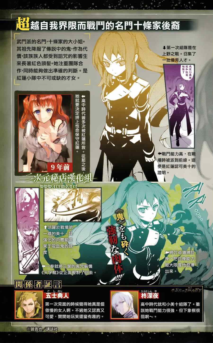 《终结的炽天使》漫画最新章节公式书8.5 Part08免费下拉式在线观看章节第【6】张图片