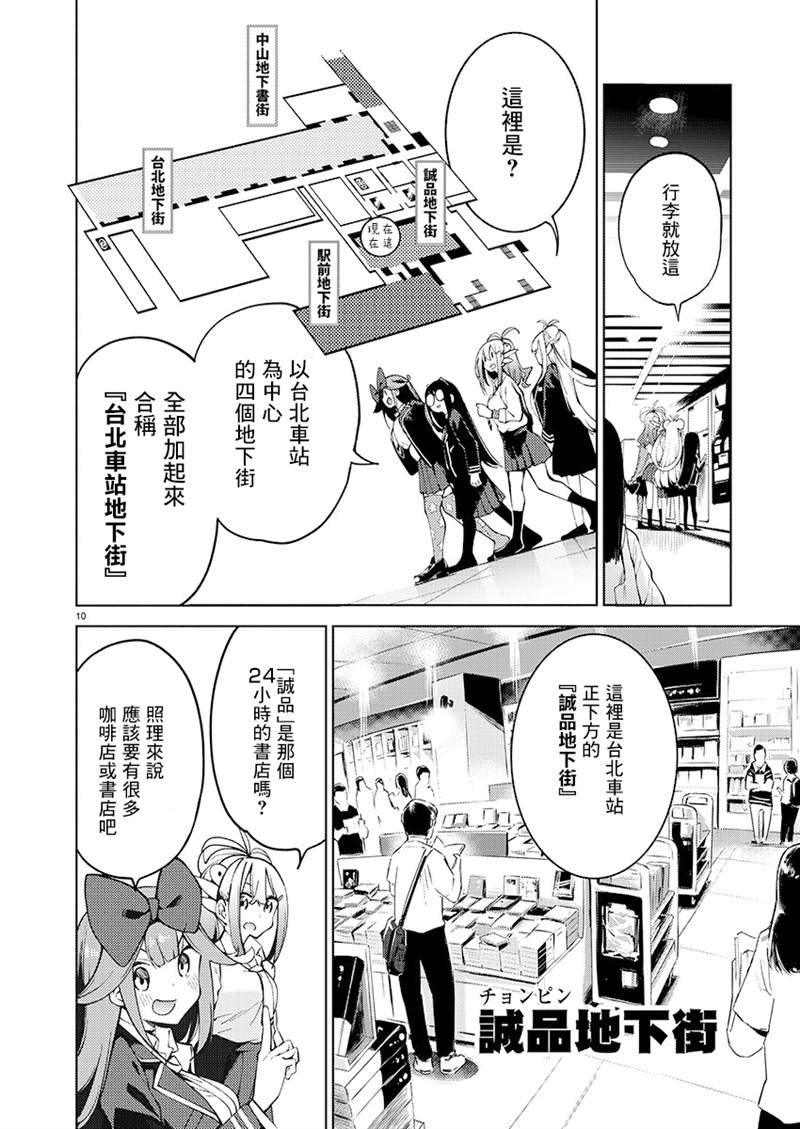 《打卡走起！台湾旅行同好会》漫画最新章节第8话免费下拉式在线观看章节第【10】张图片