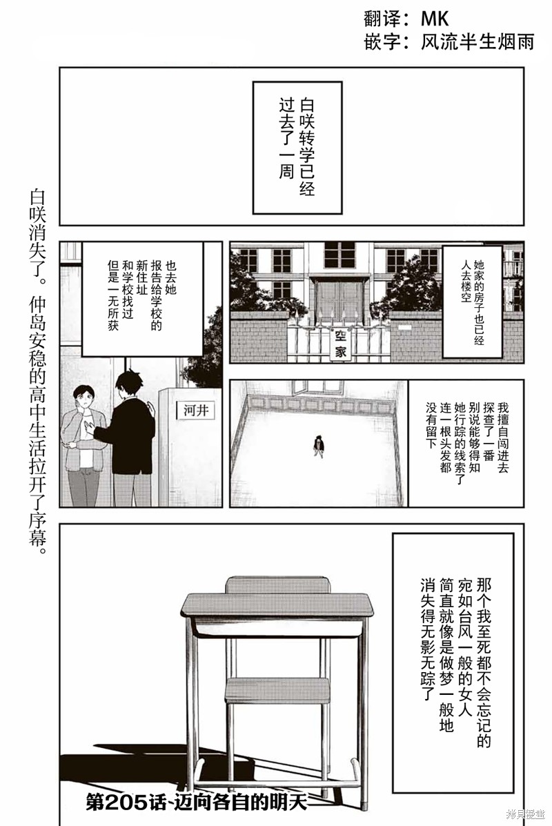 《悲惨的欺凌者》漫画最新章节第205话 迈向各自的明天免费下拉式在线观看章节第【1】张图片