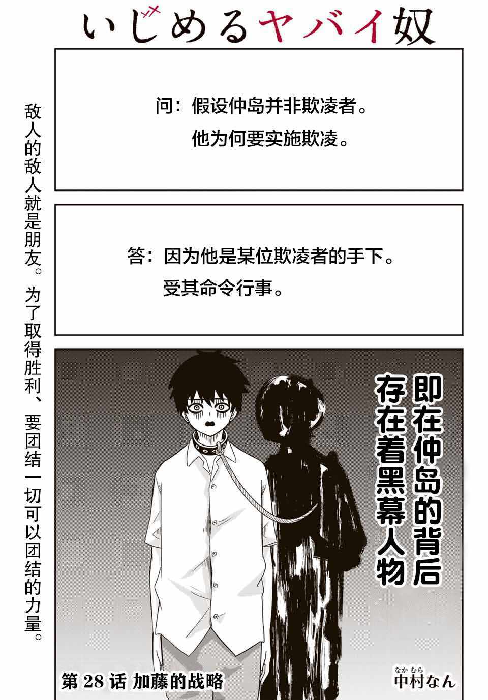 《悲惨的欺凌者》漫画最新章节第28话免费下拉式在线观看章节第【1】张图片