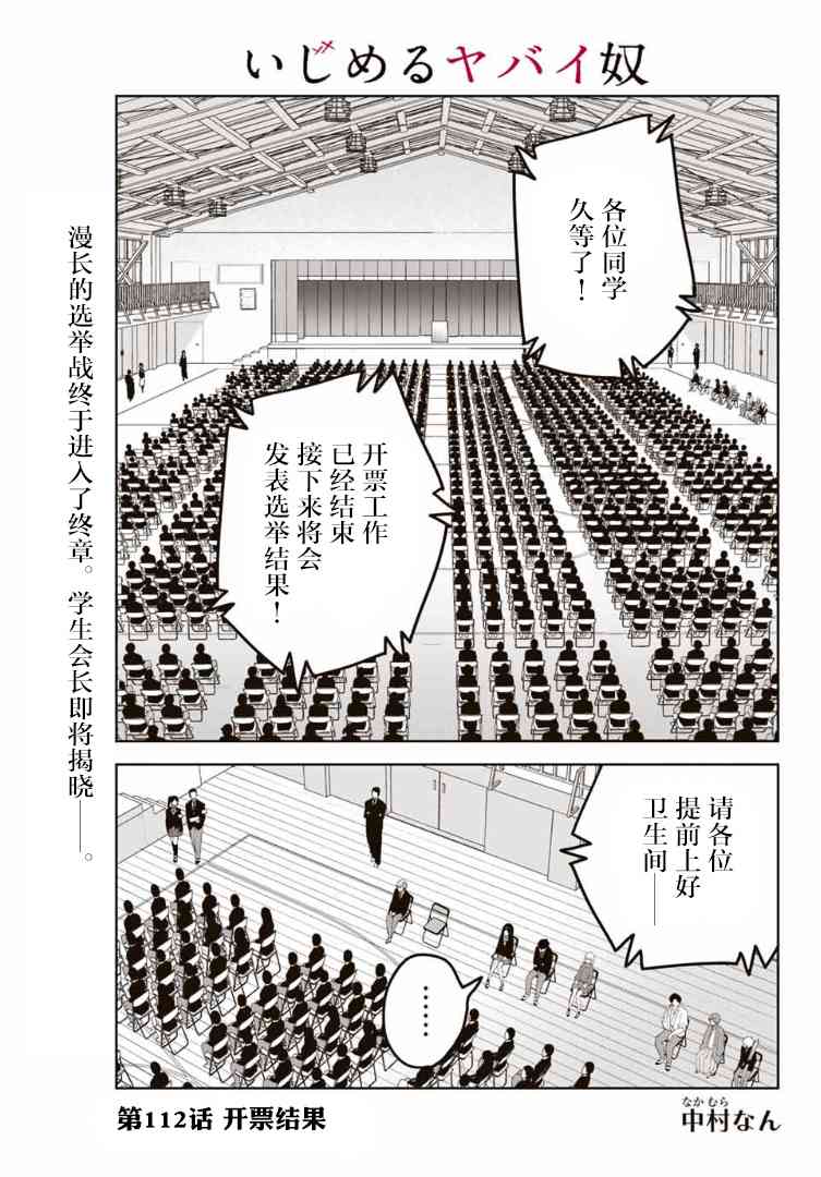 《悲惨的欺凌者》漫画最新章节第112话 开票结果免费下拉式在线观看章节第【1】张图片