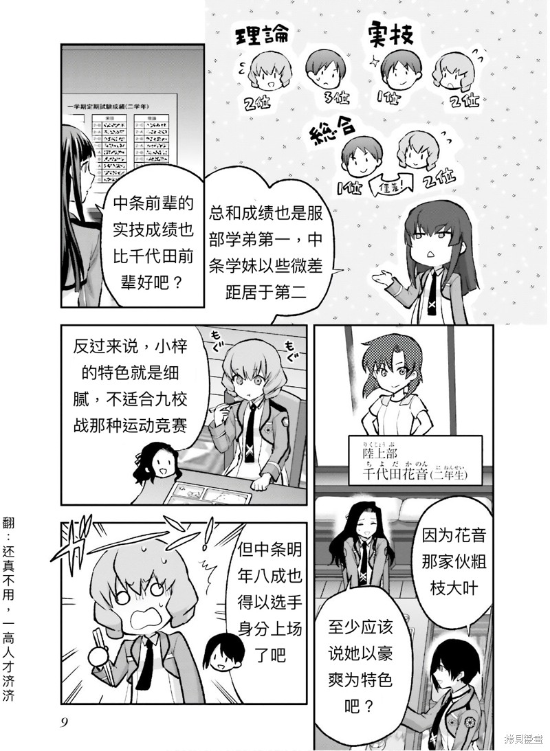 《魔法科高校的劣等生 会长选举篇》漫画最新章节第1话免费下拉式在线观看章节第【9】张图片