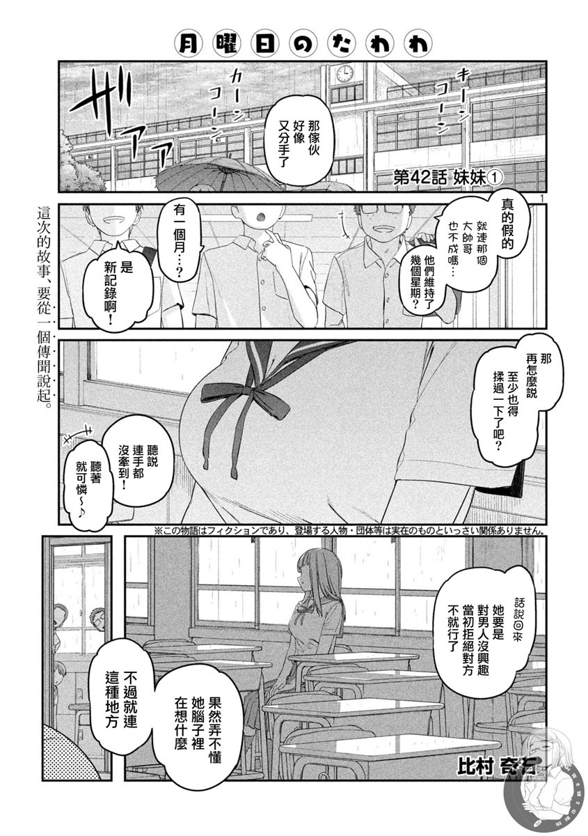 《星期一的丰满》漫画最新章节第42话免费下拉式在线观看章节第【2】张图片