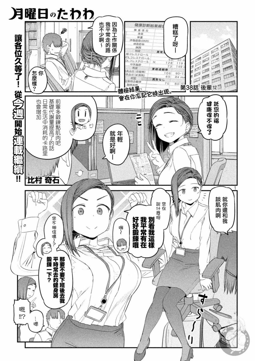 《星期一的丰满》漫画最新章节第38话免费下拉式在线观看章节第【2】张图片