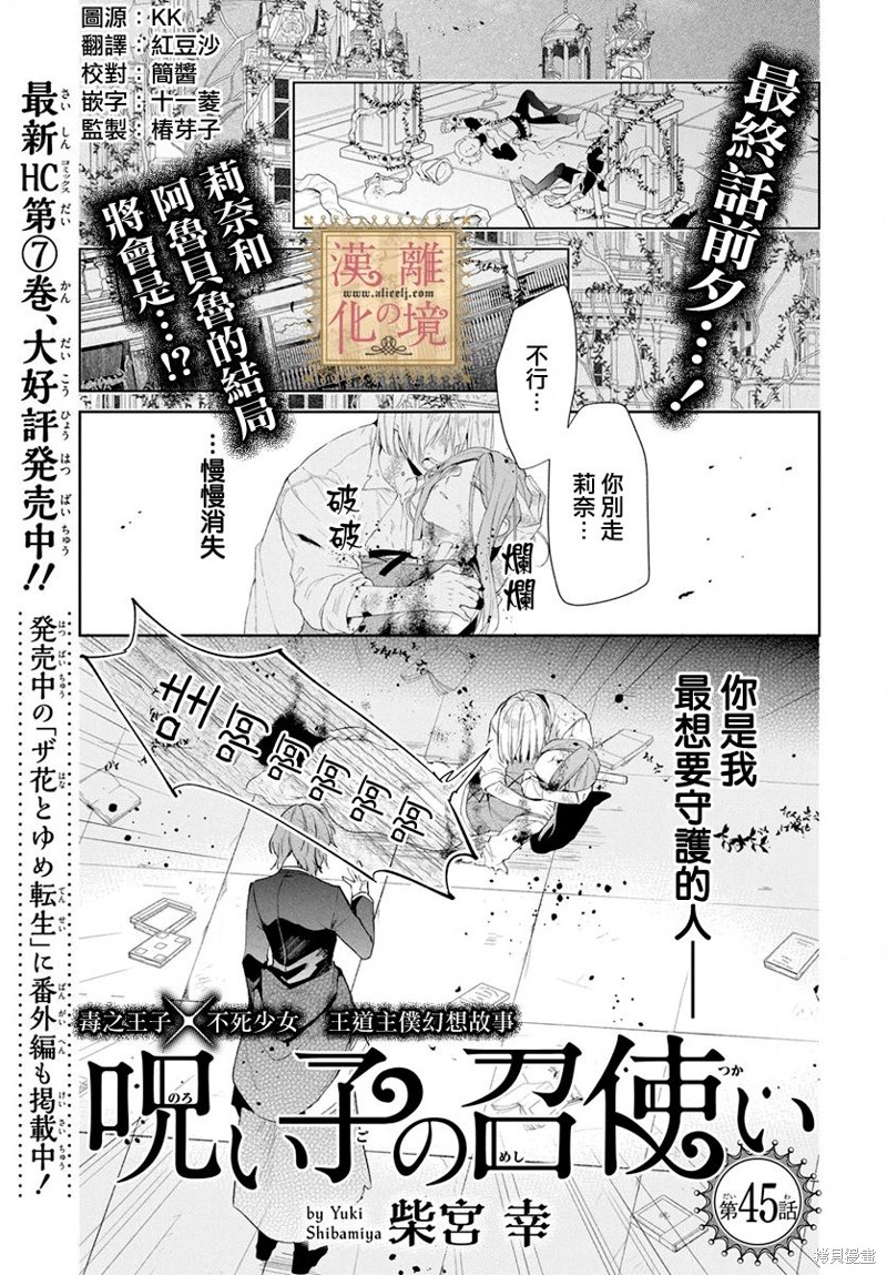 《诅咒之子的仆人》漫画最新章节第45话免费下拉式在线观看章节第【1】张图片