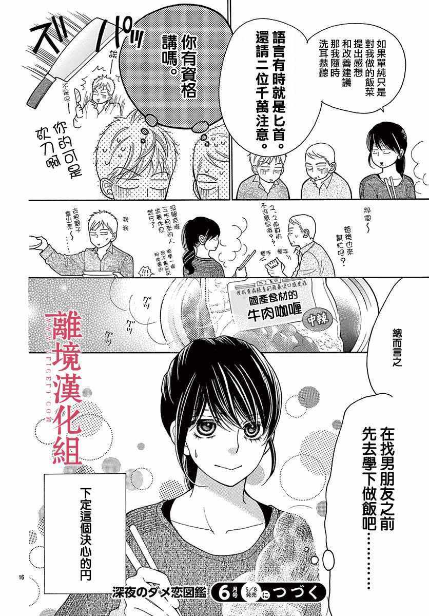 《深夜的奇葩恋爱图鉴》漫画最新章节第38话免费下拉式在线观看章节第【16】张图片